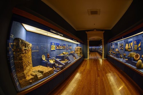 Foto del interior del Museo Canario, el mayor fondo arqueológico de Canarias