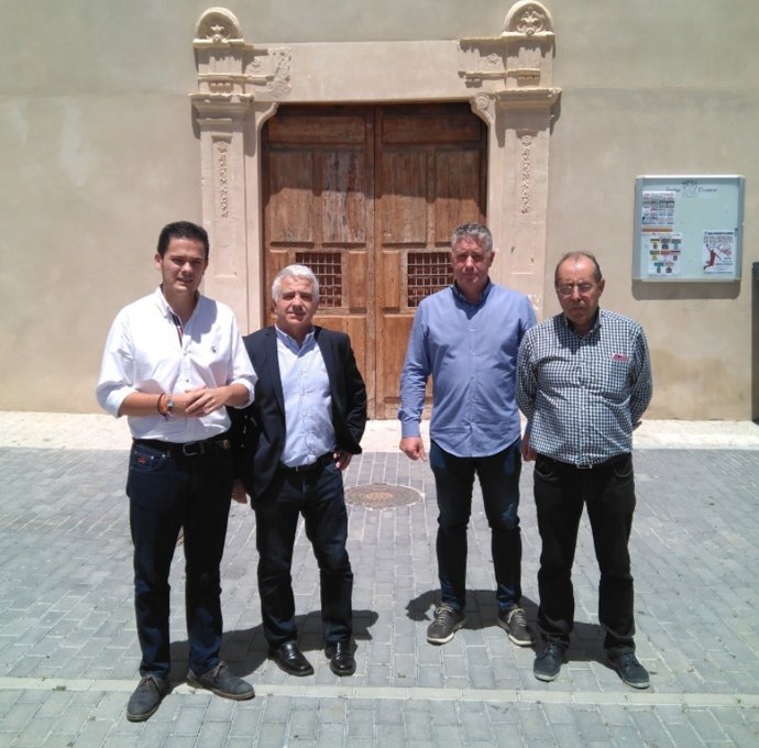 El parlamentario andaluz de Cs José Antonio Funes, en Huéscar