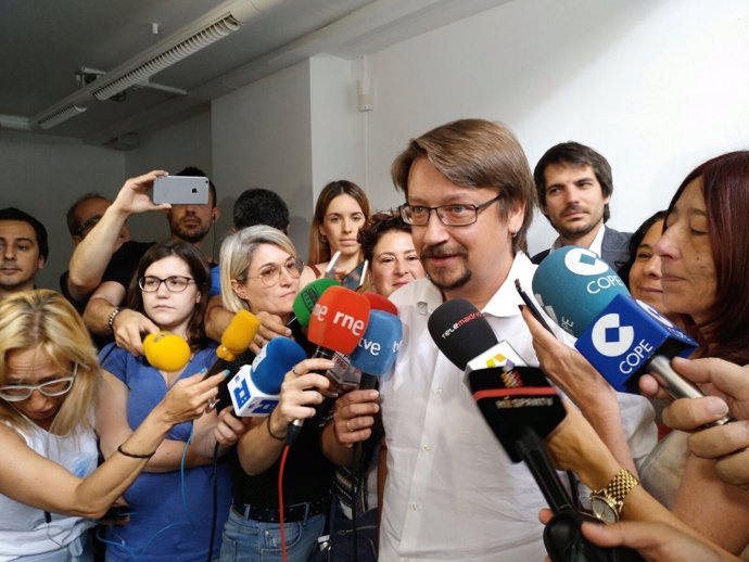 El coordinador general de Catalunya En Comú, Xavier Domènech