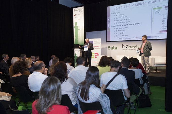 Una de les activitats de Reempresa al Saló BizBarcelona del 2016 