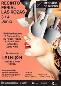 Un total de 150 diseñadores se reunirán el primer fin de semana de junio  en el Mercado de Diseño, en Las Rozas