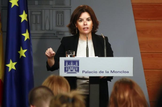 Compareixença de Soraya Sáez de Santamaría en Moncloa