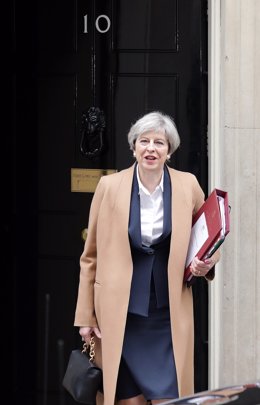 Prime Minister Theresa May leaves 10 Downing Street, London, ahead of Prime Mini