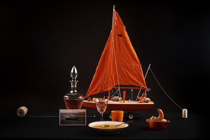 El artista David Ymbernon desarrolla un espectáculo de "cocina escénica efímera"