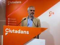 Cs ve en la reunión del Govern y partidos proconsulta "un engaño" para mantener el proceso