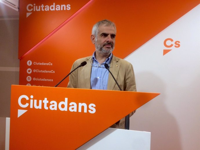 El portavoz de Cs en el Parlament, Carlos Carrizosa