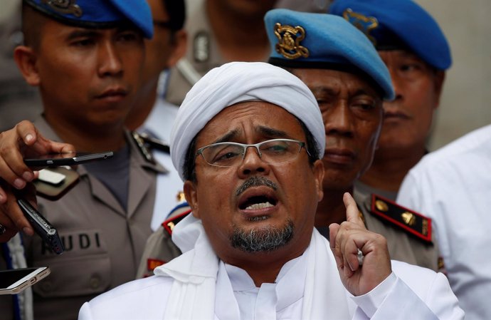 El político islamista indonesio Habib Rizieq