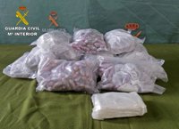 Incautados más de 15 kilos de hachís y cerca de medio kilo de cocaína en Manzanares
