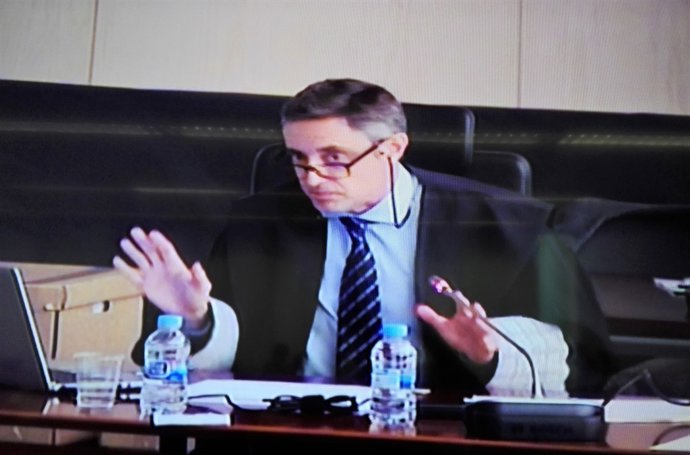 El fiscal anticorrupció Emilio Sánchez Ulled en el judici del cas Palau