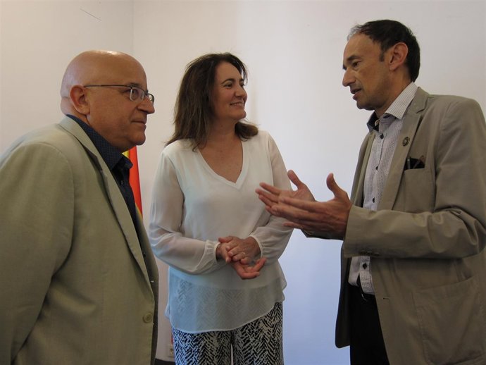 María Joséfa García Cirac, durante la inauguración.      