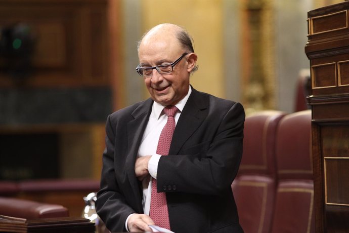 Cristóbal Montoro en el Congreso de los Diputados