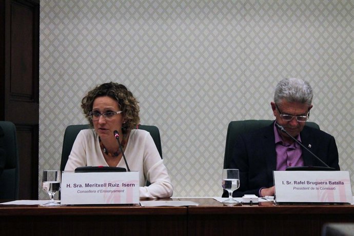 La consellera d'Ensenyament, Meritxell Ruiz