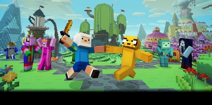 Hora d'Aventures en Minecraft Edició per a Consoles