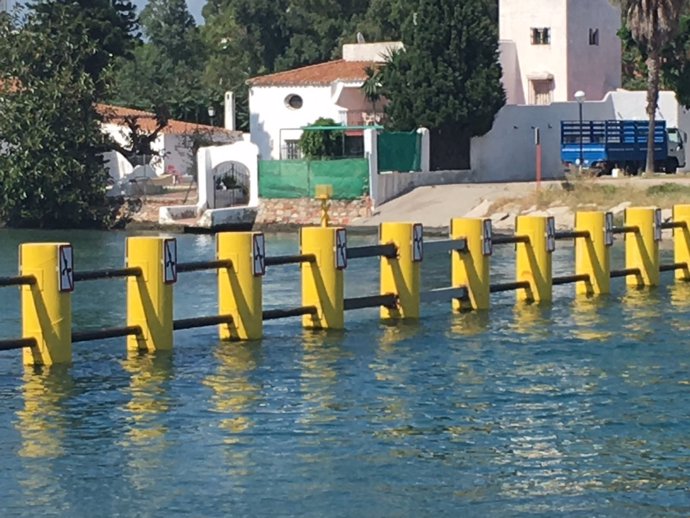 Arreglo de la valla antinarcos del río Guadarranque 