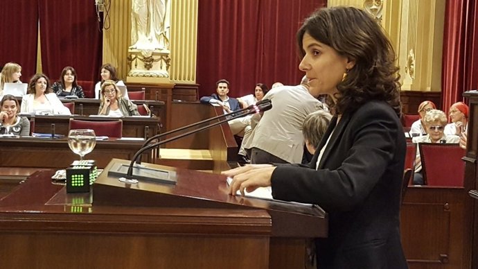 Margalida Capellà (MÉS per Mallorca) interviene en el pleno