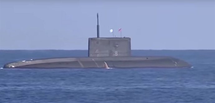 Submarí rus al Mediterrani