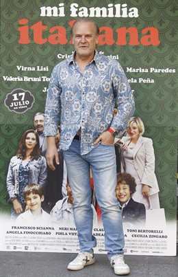 LLuis Homar en la presentació de la pel·lícula La meva família italiana