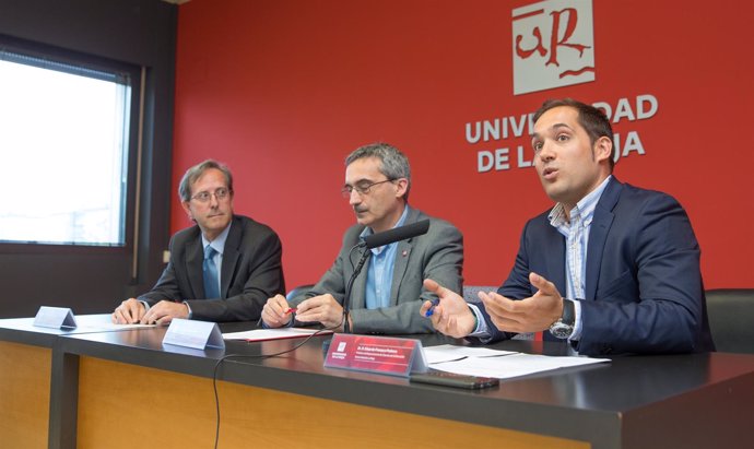Rubio, Piserra y Fonseca, en la presentación dle estudio