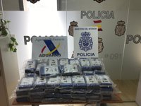 Intervenidos en Algeciras 118 kilos de cocaína en un contenedor de langostinos procedente de Ecuador