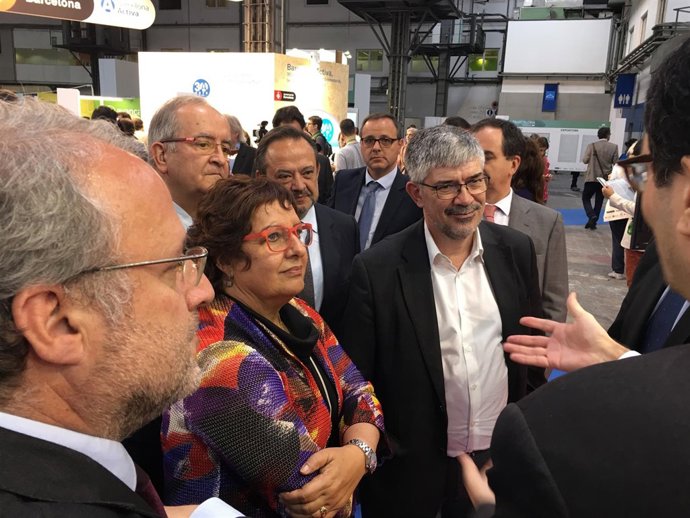 Dolors Bassa i Agustí Colom en el Bizbarcelona