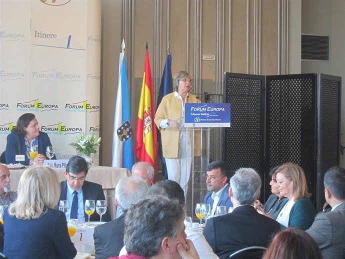 Rosa Quintana en el Forum Europa en Vigo