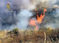 Investigan a un anciano por calcinar 4.000 m2 en el Parque Natural de Cabo Tiñoso al no extinguir una hoguera