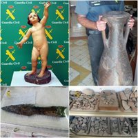 La Guardia Civil recupera 50.000 piezas de valor arqueológico y paleontológico en Murcia y Torre Pacheco