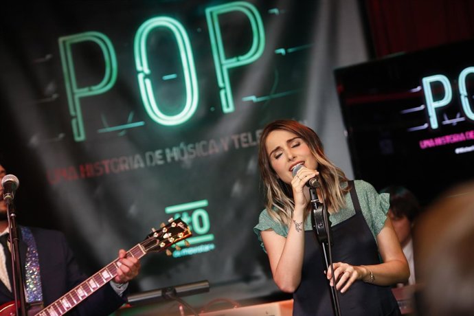 Zahara en la presentación de Pop en Madrid