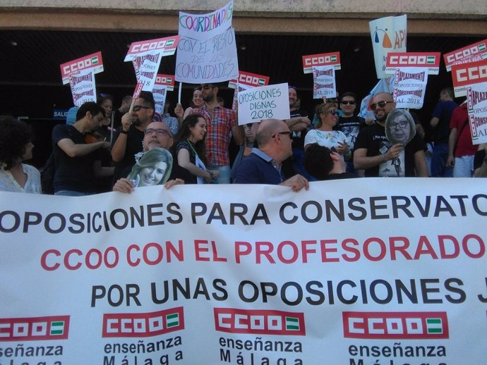 Ccoo málaga profesores interinos conservatorios oposiciones junta