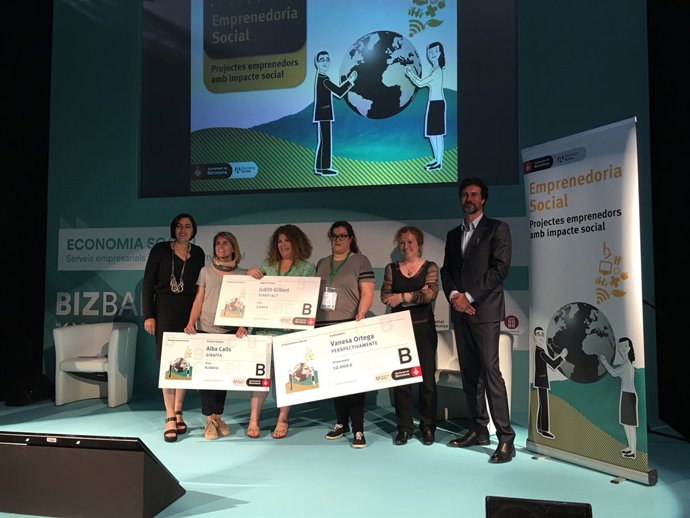 Entrega dels premis Emprenedoria Social de Barcelona Activa