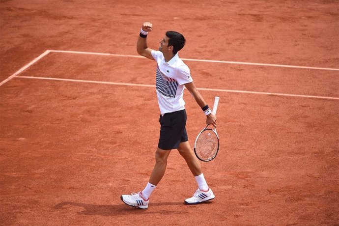 Djokovic celebra la victoria