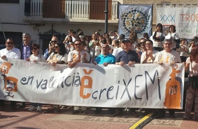 Imagen de archivo de una trobada de Escola Valenciana