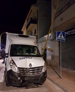 Camió fugit a Blanes