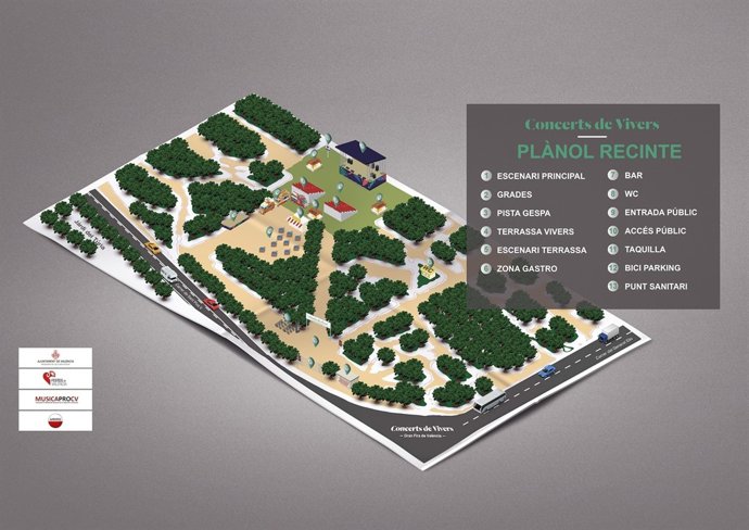 Ndp I Fotos. Plànol I Cartell. Concerts De Vivers.