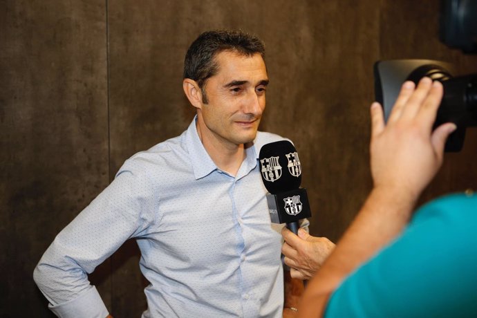 Entrenador del FC Barcelona, Ernesto Valverde