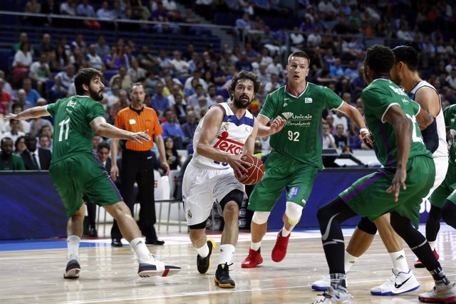 Sergio Llull ante Unicaja en los 'play-offs' 