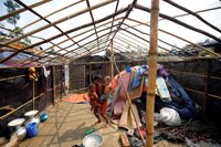 ACNUR celebra que no haya muertos en los campamentos de rohingyas en Bangladesh por el ciclón 'Mora'