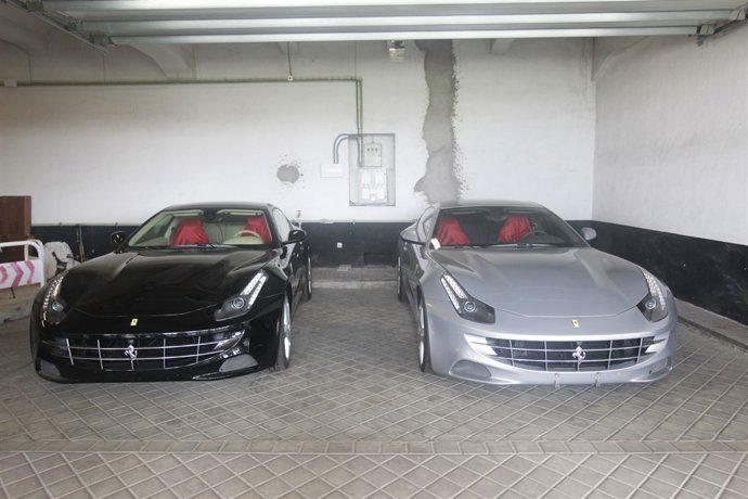 Vehículos de la Marca Ferrari donados por el rey don Juan Carlos a Patrimonio