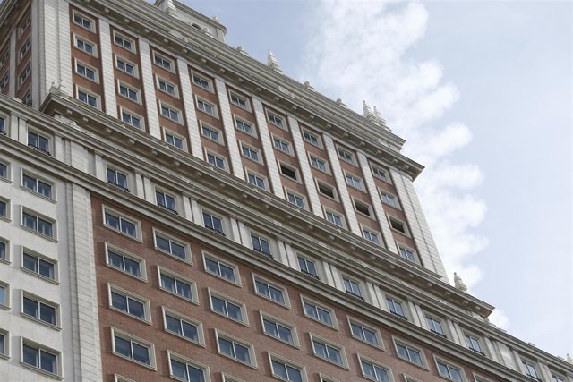 Edificio España de Madrid, plaza España