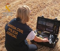 Tres detenidos por quemar cien pacas de paja y aperos en una finca de Puebla del Maestre