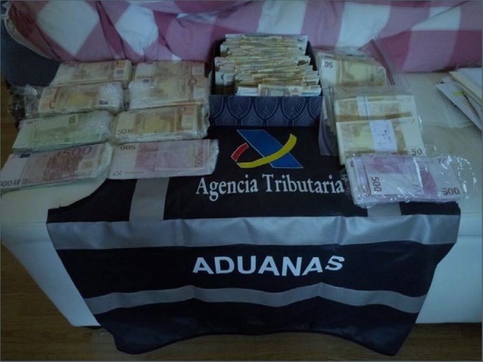 Efectivo incautado trama fraude del IVA