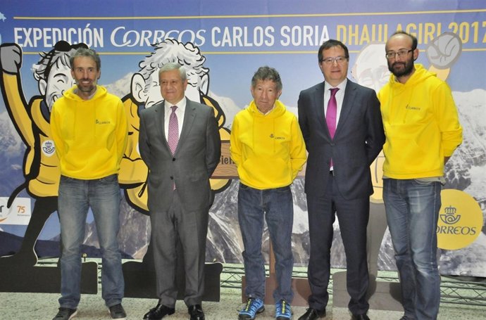 Carlos Soria, con la Expedición Correos
