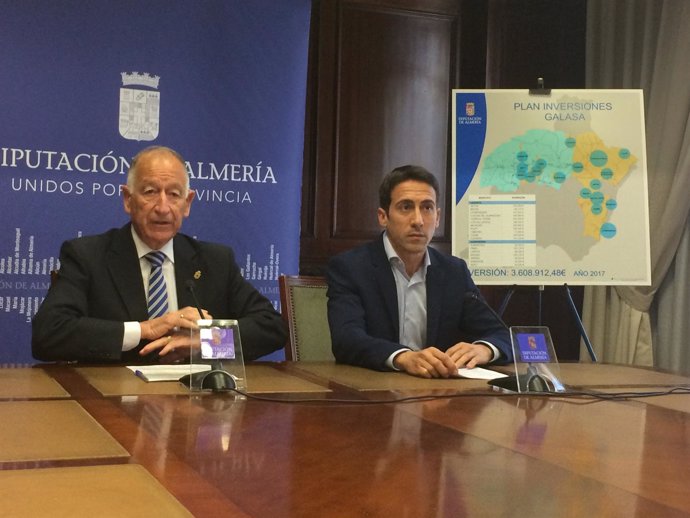 Gabriel Amat y Óscar Liria han presentado el Plan de Inversiones Galasa.