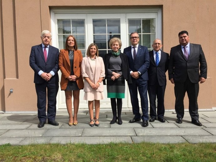 Visita a la embajadora de España en Noruega