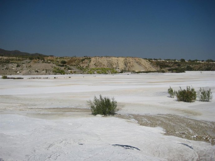 Balsas de lodo de mármol para regenerar suelos contaminados