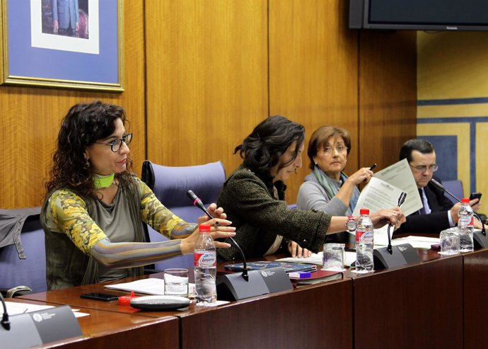 Debate en la Comisión de Hacienda con María Jesús Montero