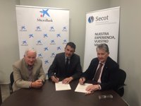 Secot Aragón y MicroBank incentivan la actividad emprendedora