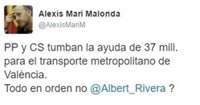 Alexis Marí (Cs): "Hoy por hoy, subo a un ascensor y si llevo la carpeta de Ciudadanos la escondo"
