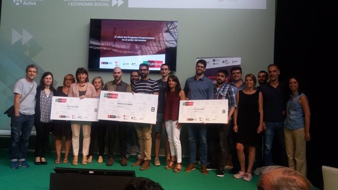 Entrega de los premios FuTurisme de Barcelona Activa