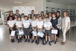 Niños de 5º ganadores del CEU Investiga